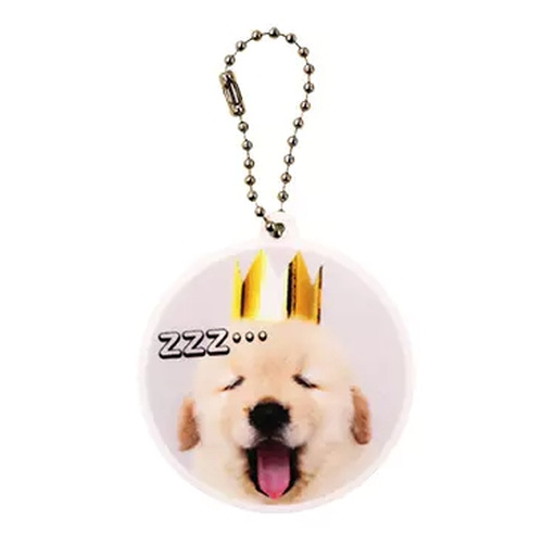 円形キーホルダー（クリア）6cm