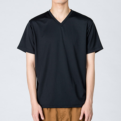 【PP】GLIMMER 4.4oz ドライVネックTシャツ_